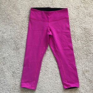 Lululemon Reversible Wunder Under Crop